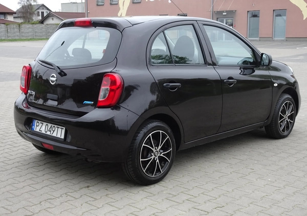 Nissan Micra cena 22700 przebieg: 93200, rok produkcji 2015 z Mońki małe 92